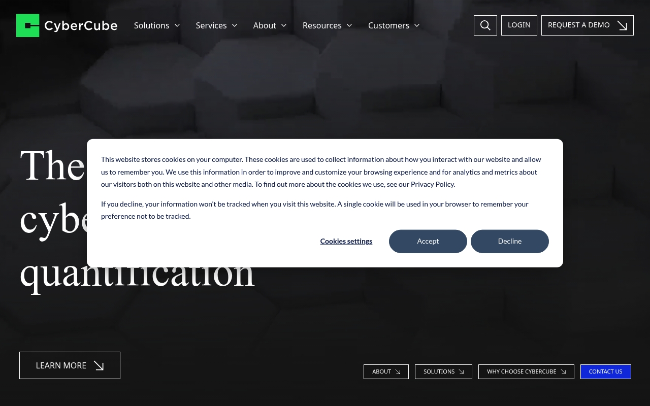 CyberCube website