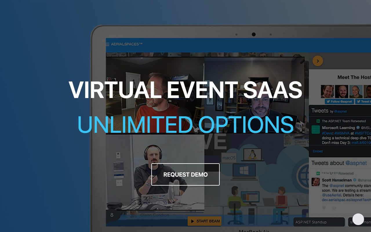 AerialSpaces website