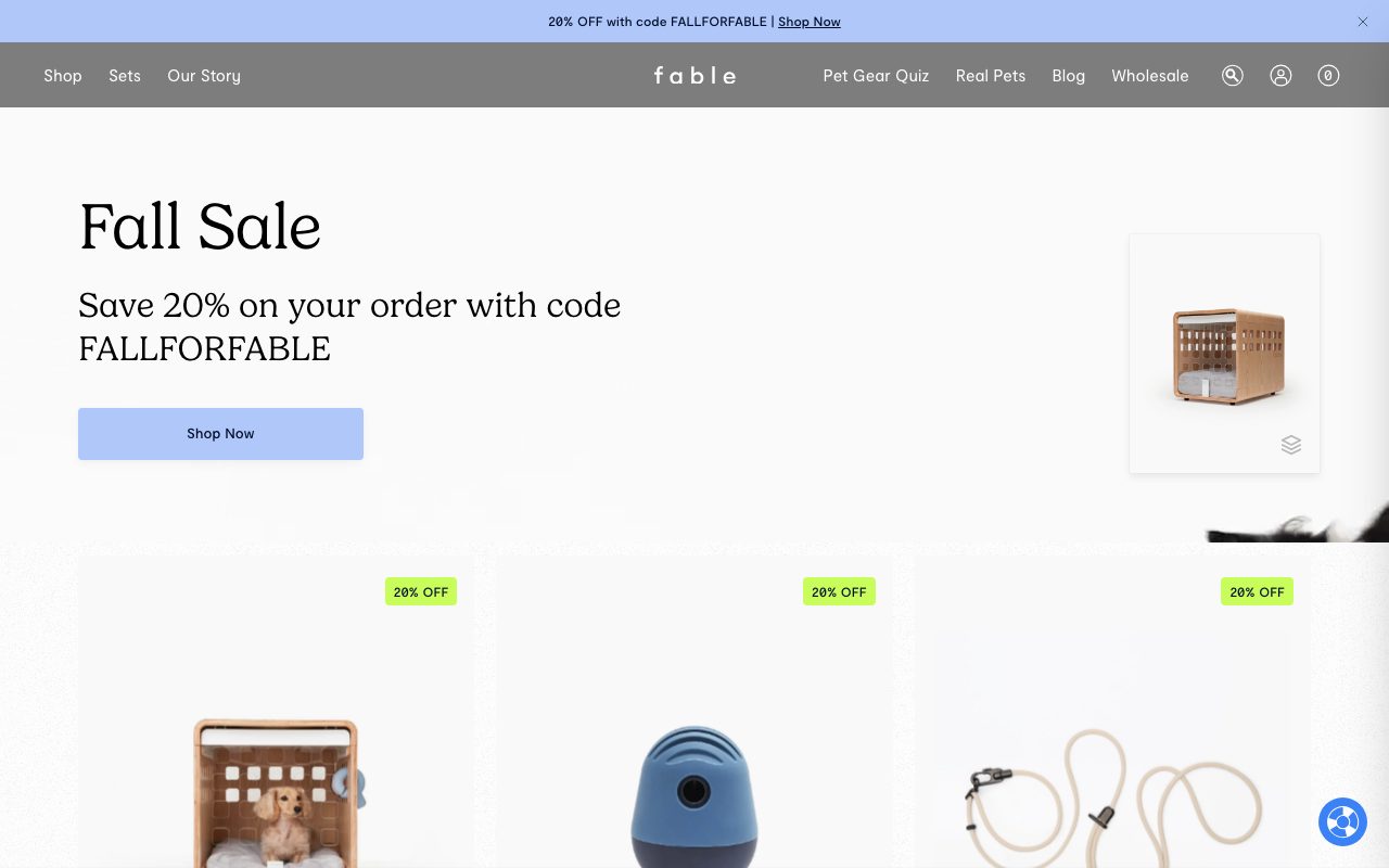 Fable website
