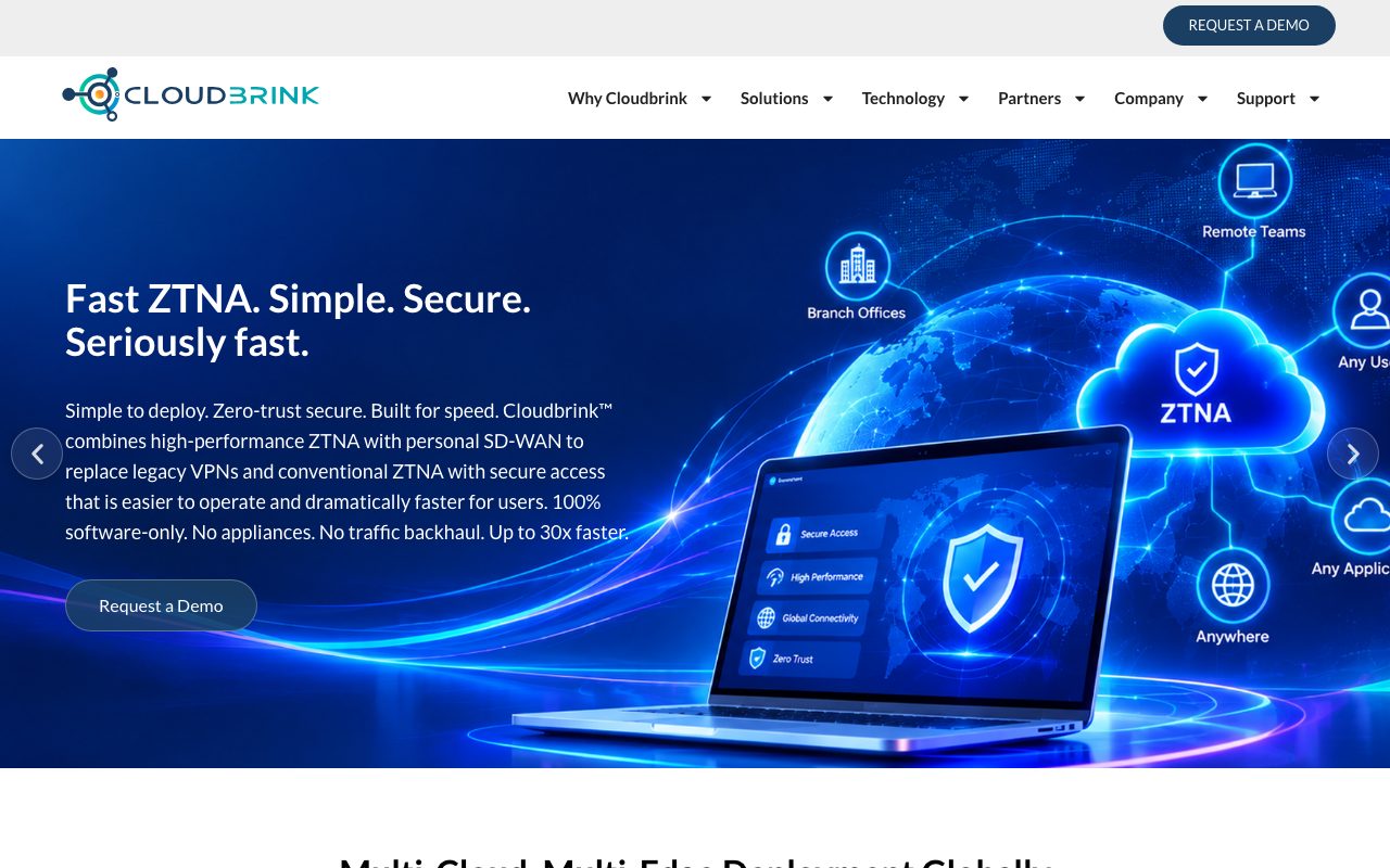 Cloudbrink website