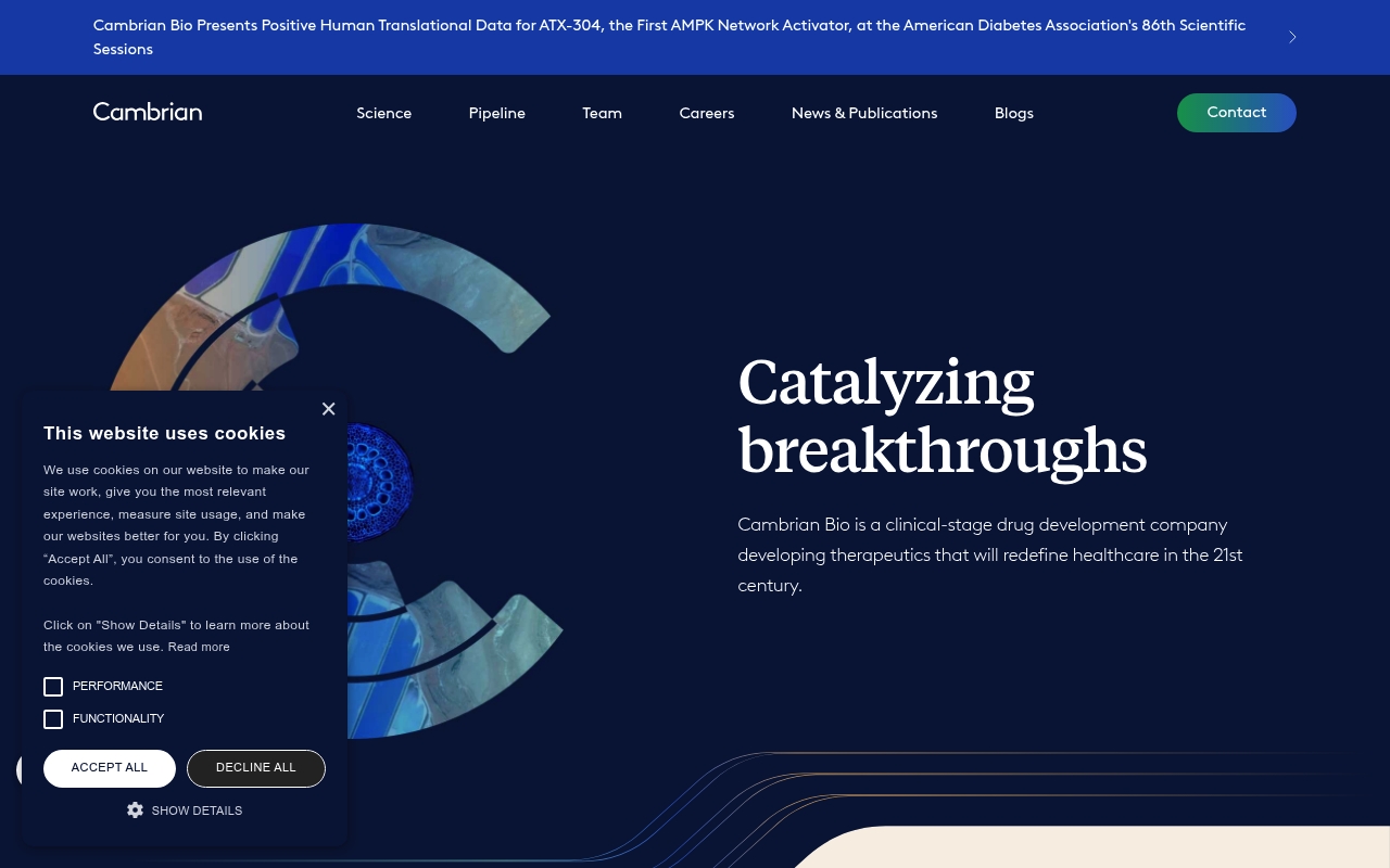 Cambrian website