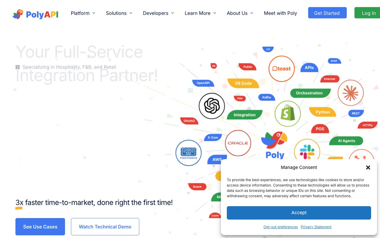 PolyAPI website