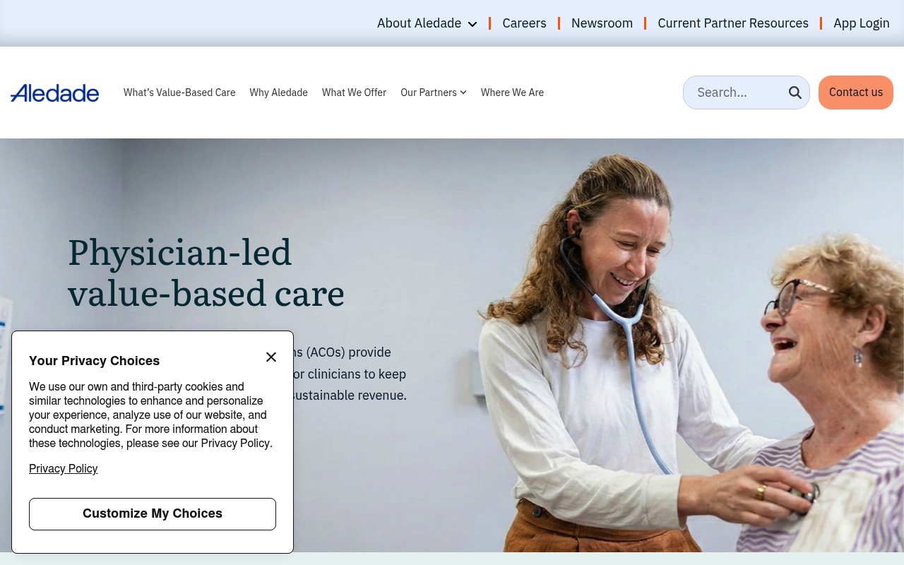 Aledade website