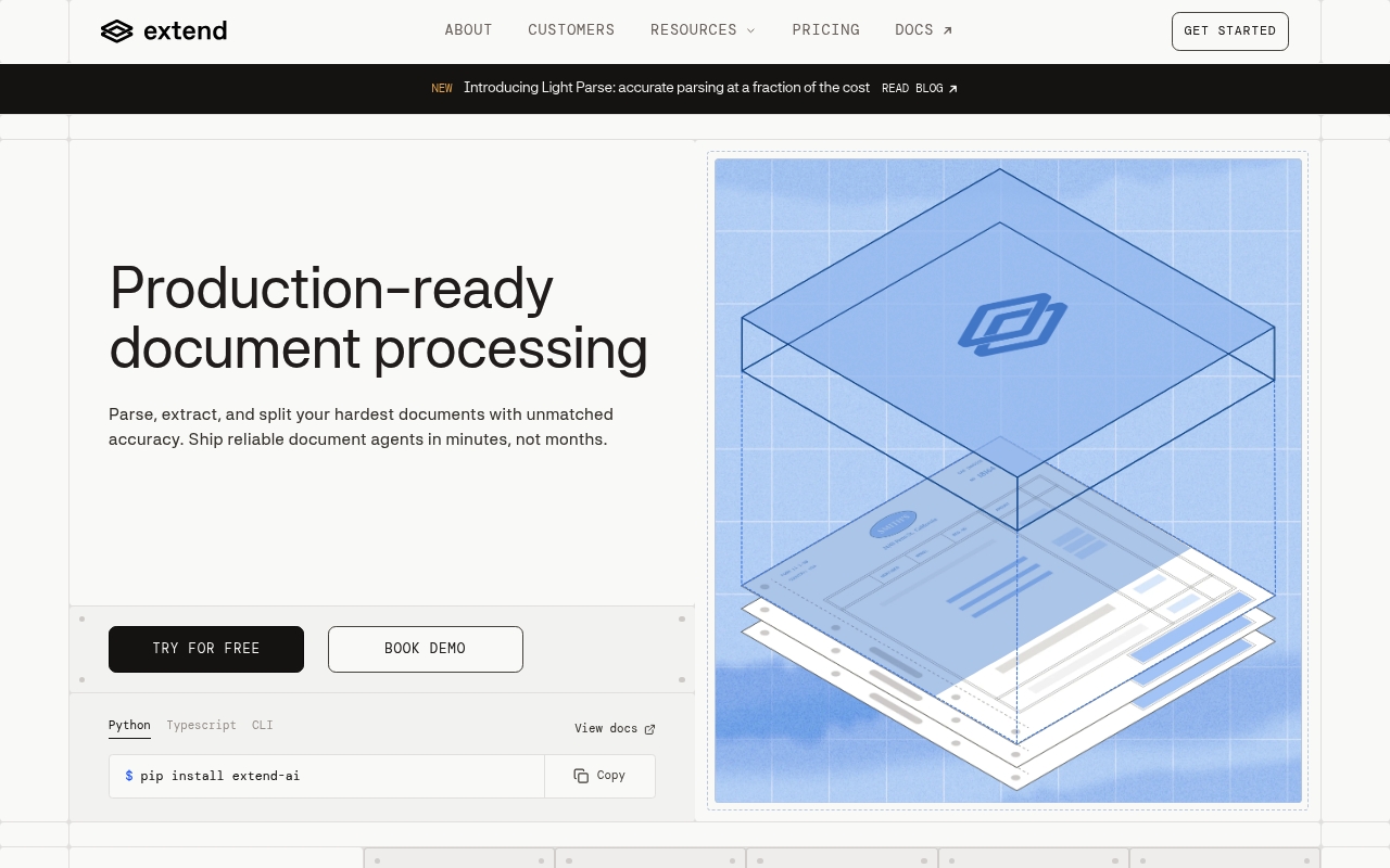 Extend website