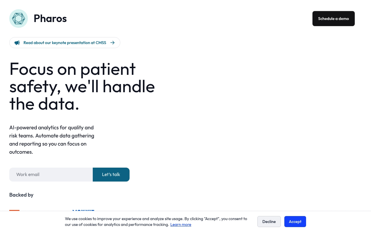 Pharos website