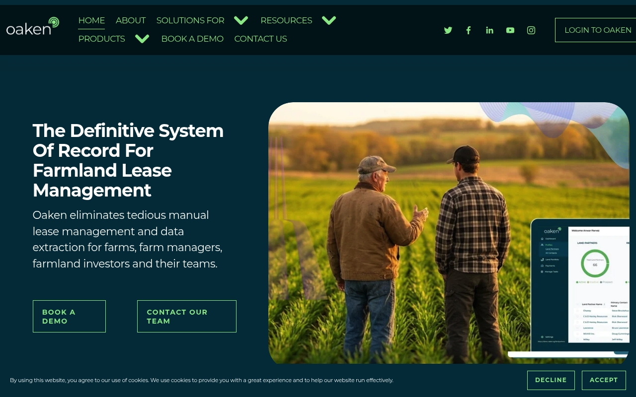 Oaken website