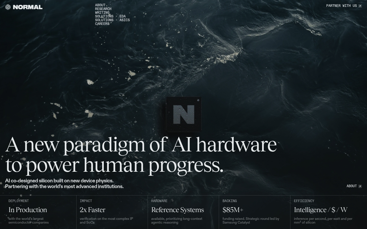 Normal Computing website