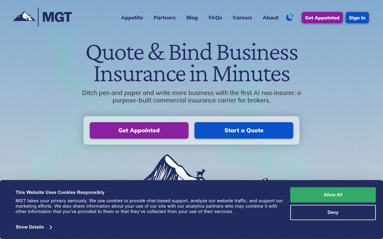 MGT Insurance website
