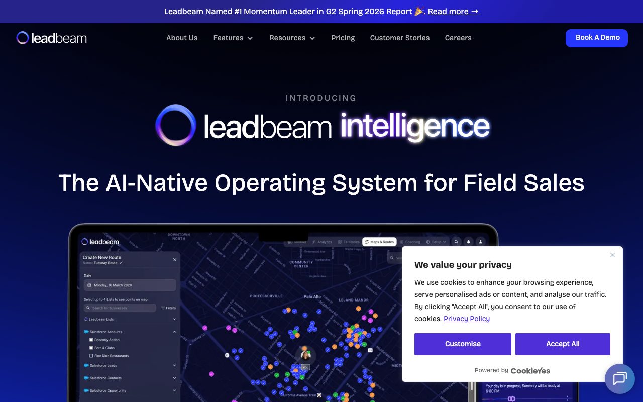 Leadbeam website