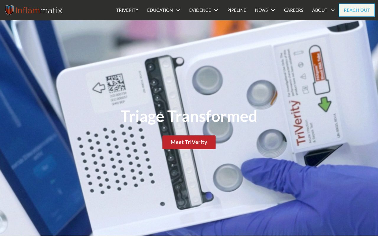 Inflammatix website