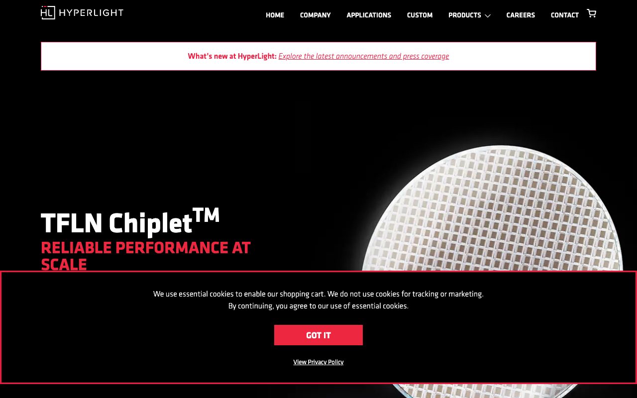 HyperLight website