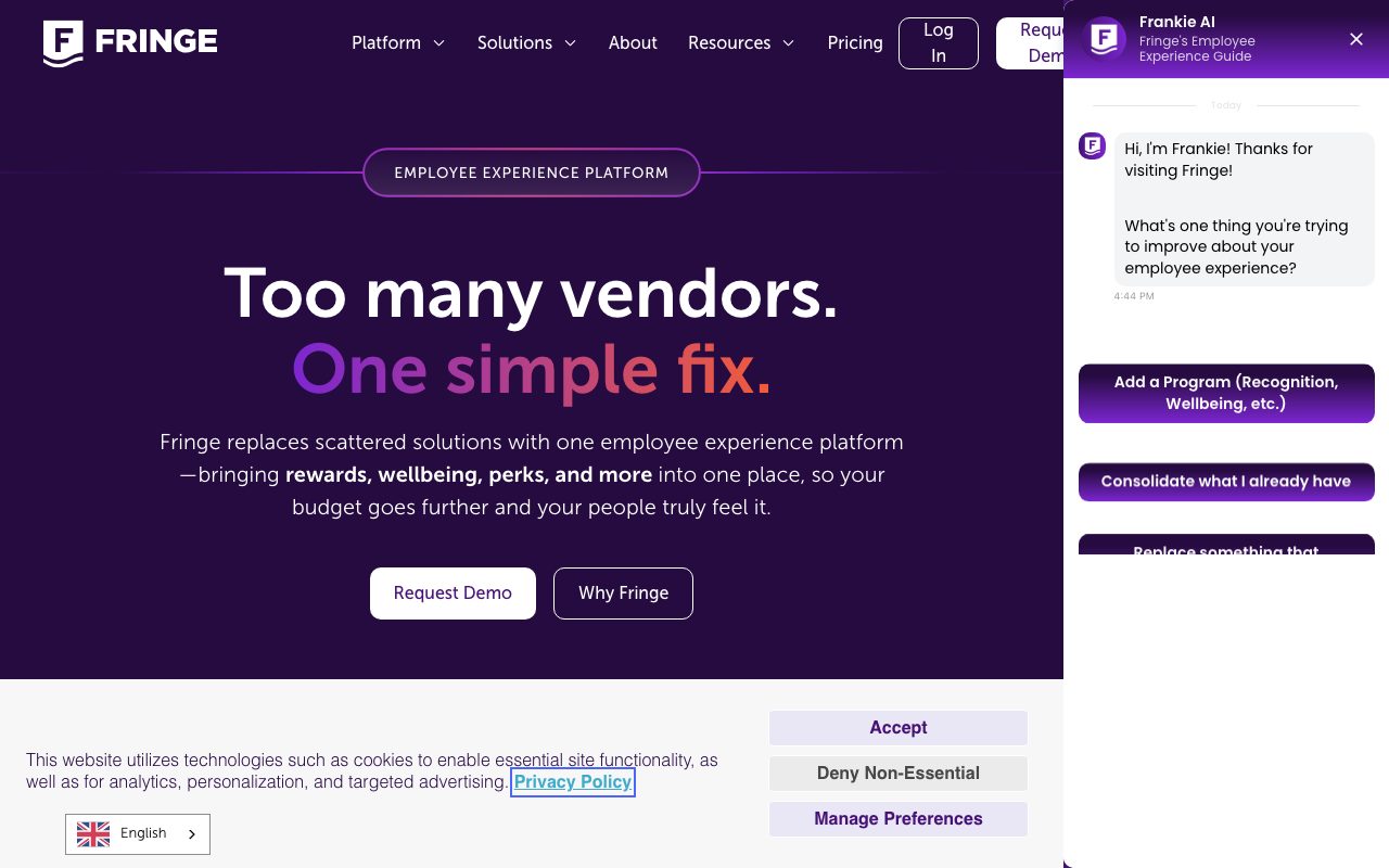 Fringe website
