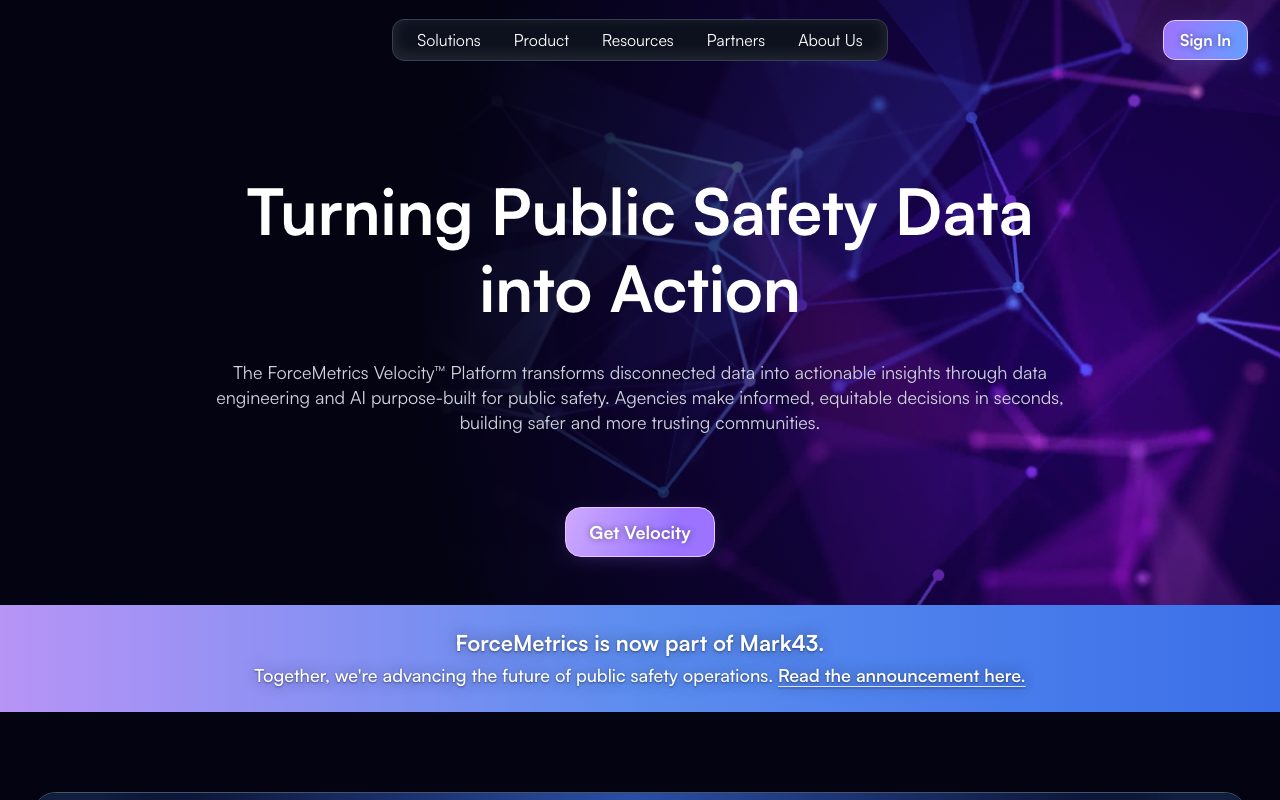 ForceMetrics website
