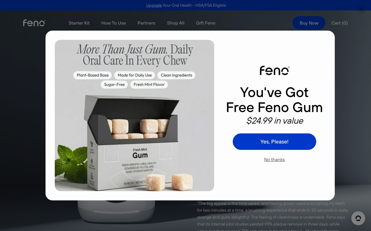 Feno website