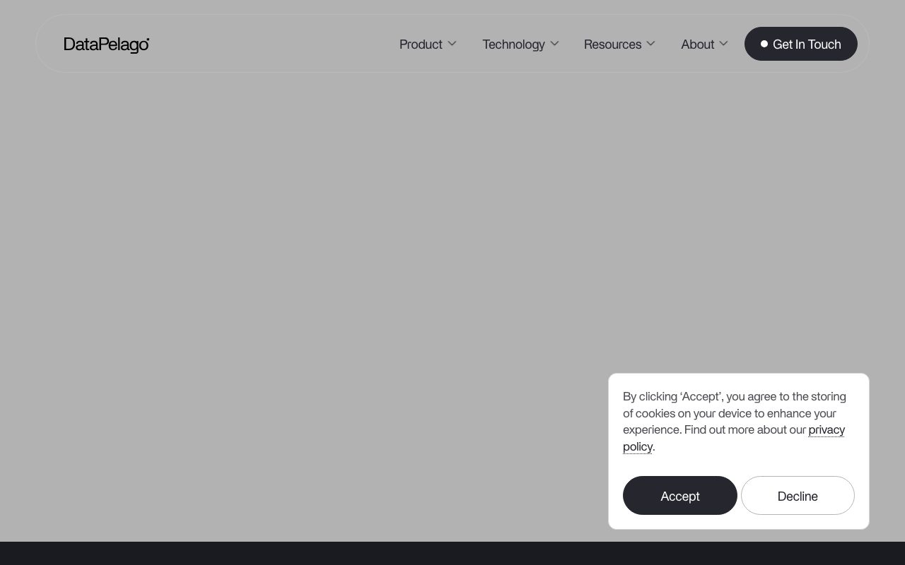 DataPelago website