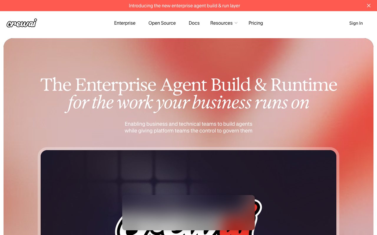 CrewAI website