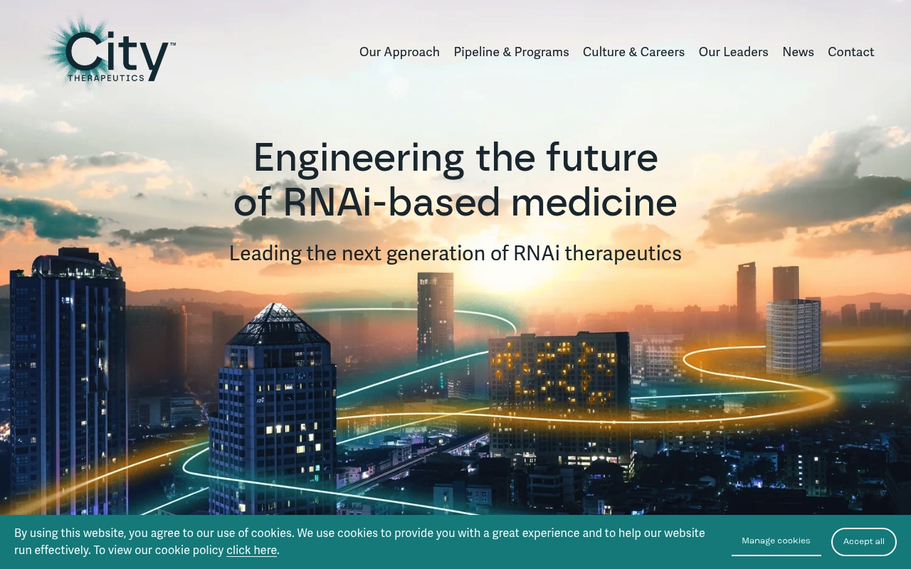 City Therapeutics website