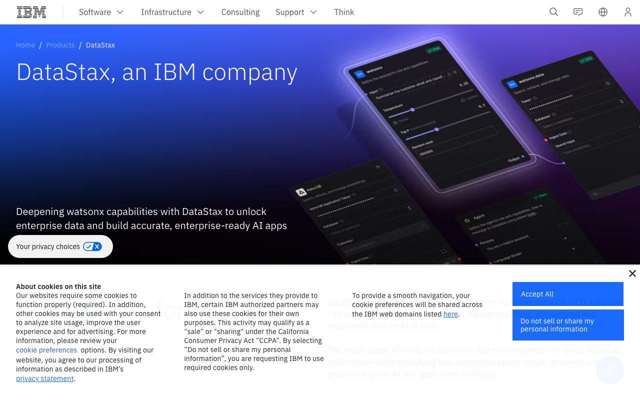 DataStax website