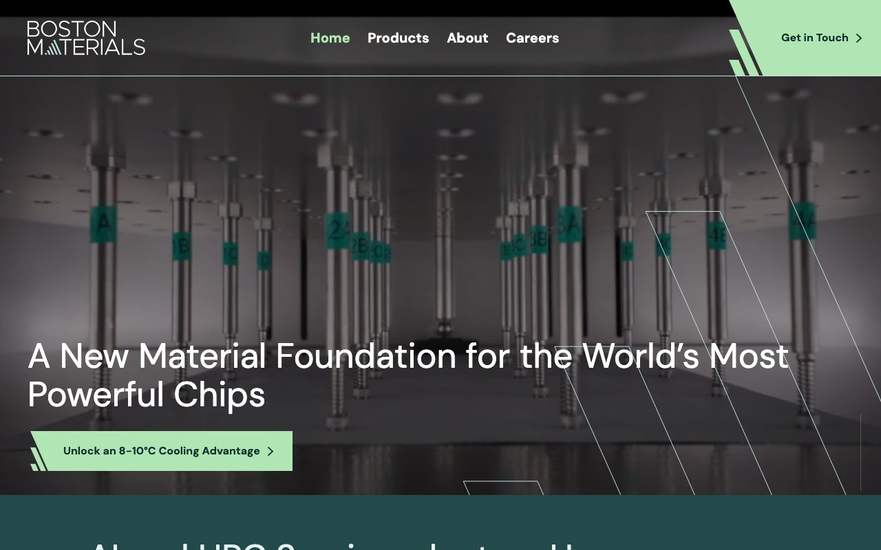 Boston Materials website