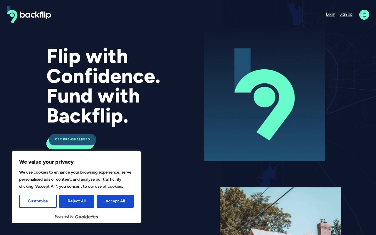 Backflip website