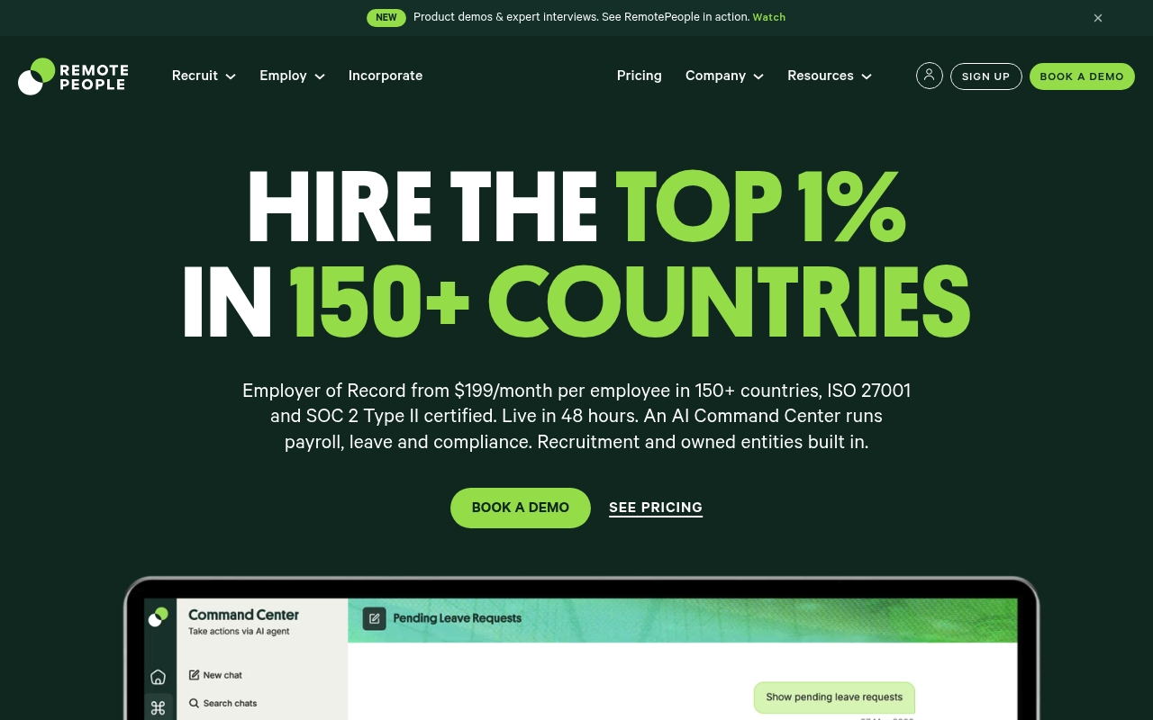 RemotePeople website