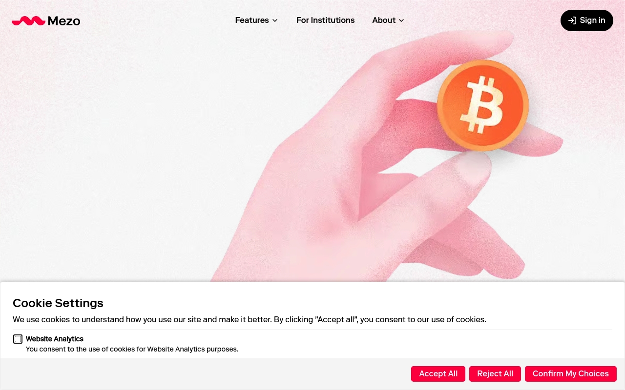 Mezo website