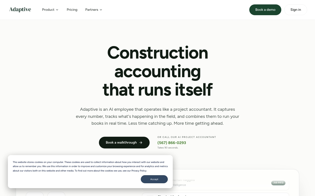 Adaptive website