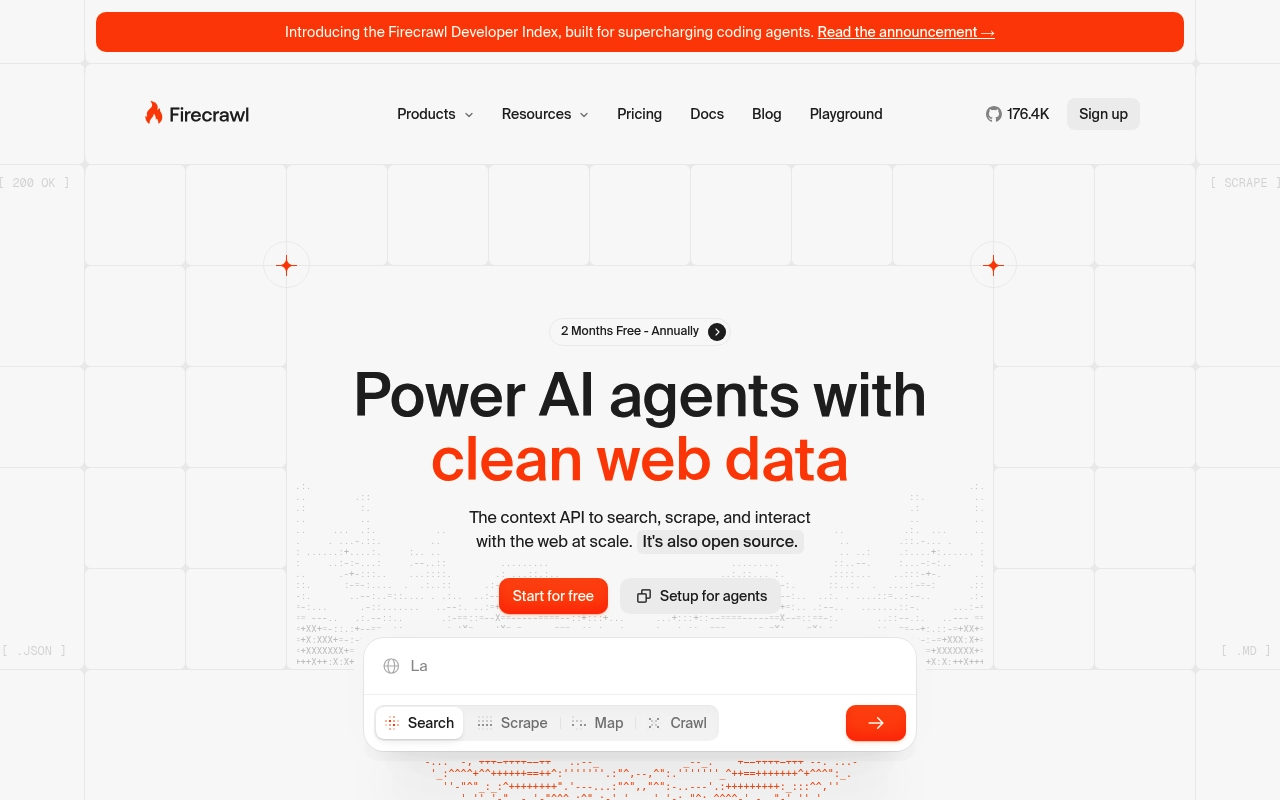 Firecrawl website