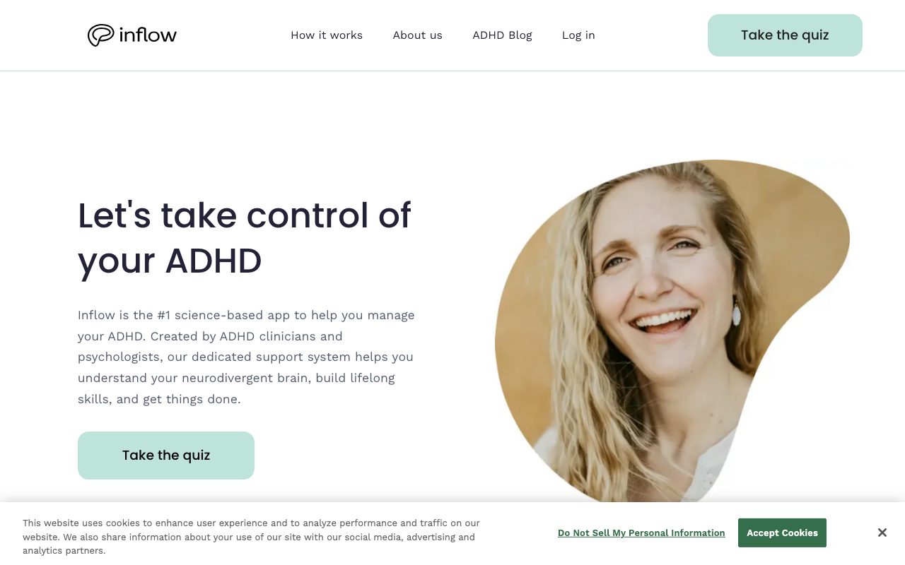 Inflow website