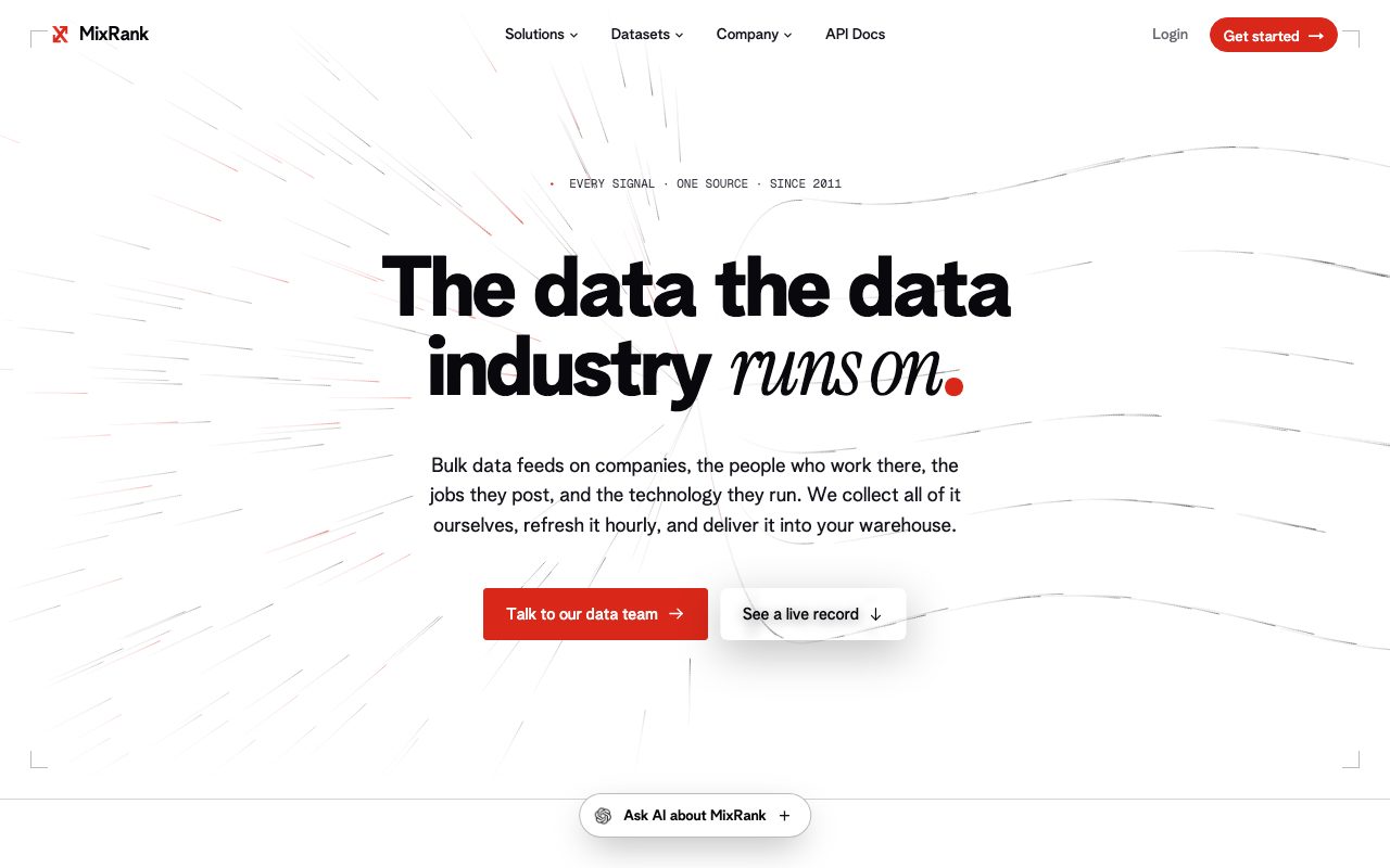 MixRank website