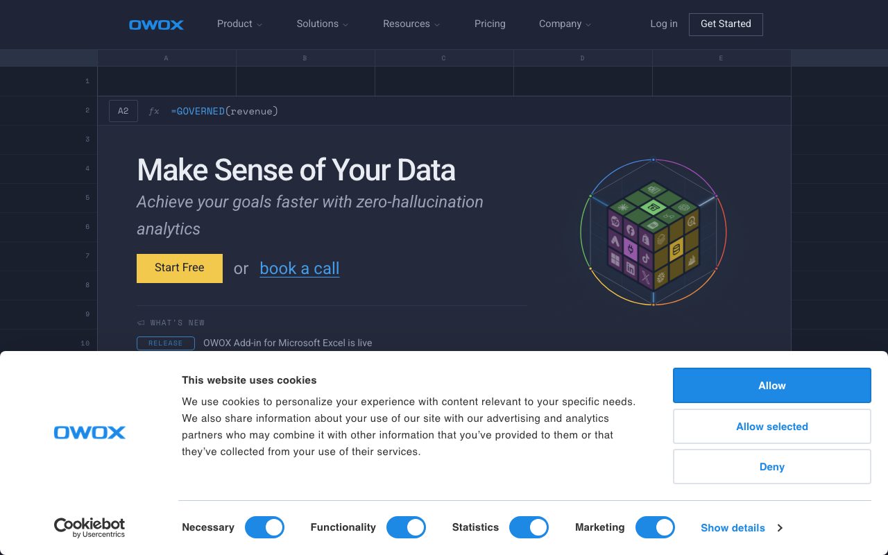 OWOX BI website