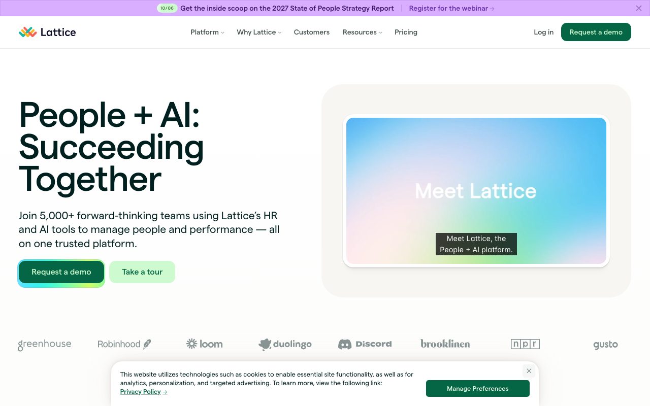 Lattice website