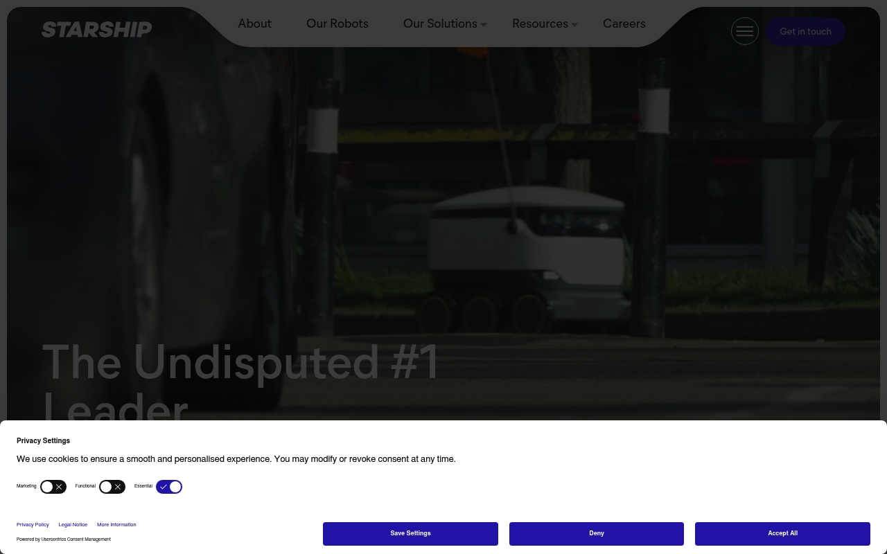 Starship Technologies website