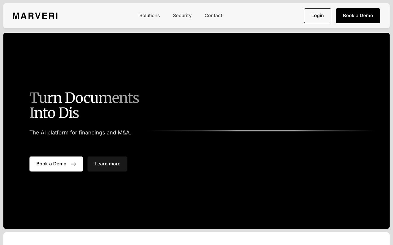 Marveri website