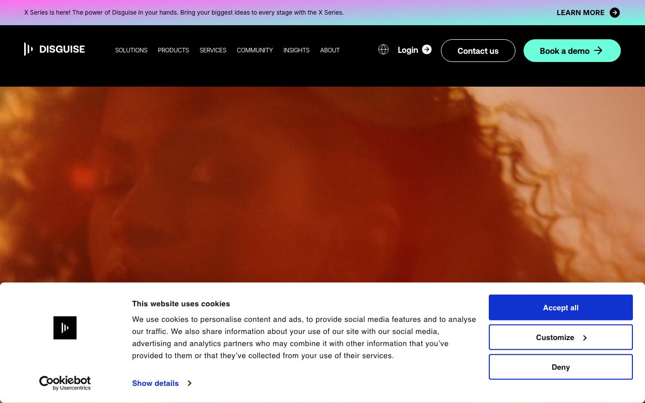 Disguise website