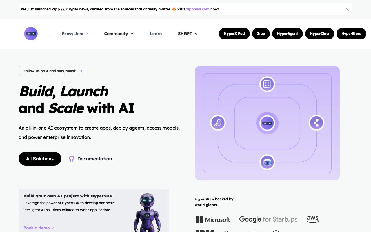 HyperGPT website