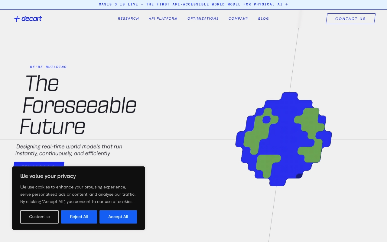 DECART website