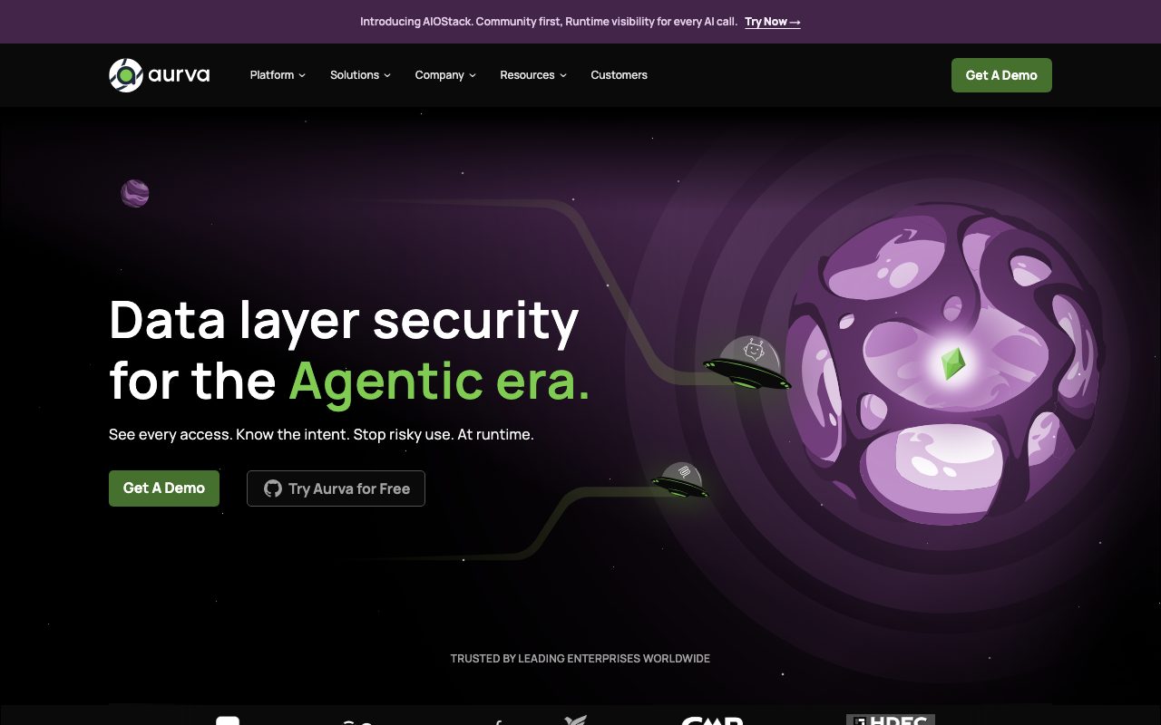 Aurva website