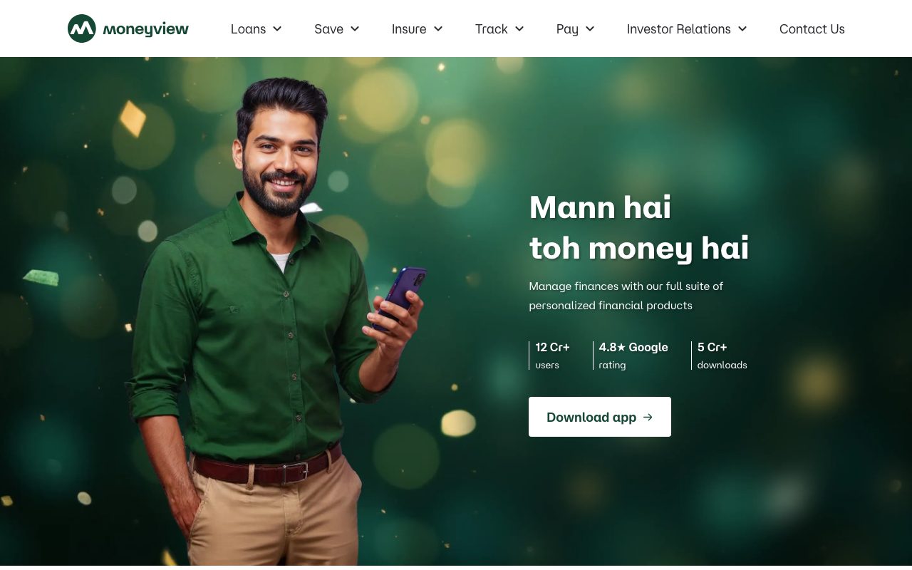 Moneyview website