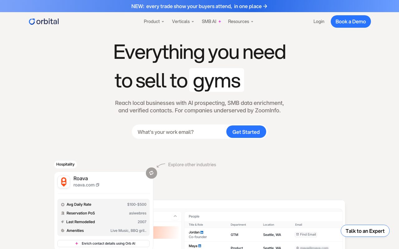 Orbital website