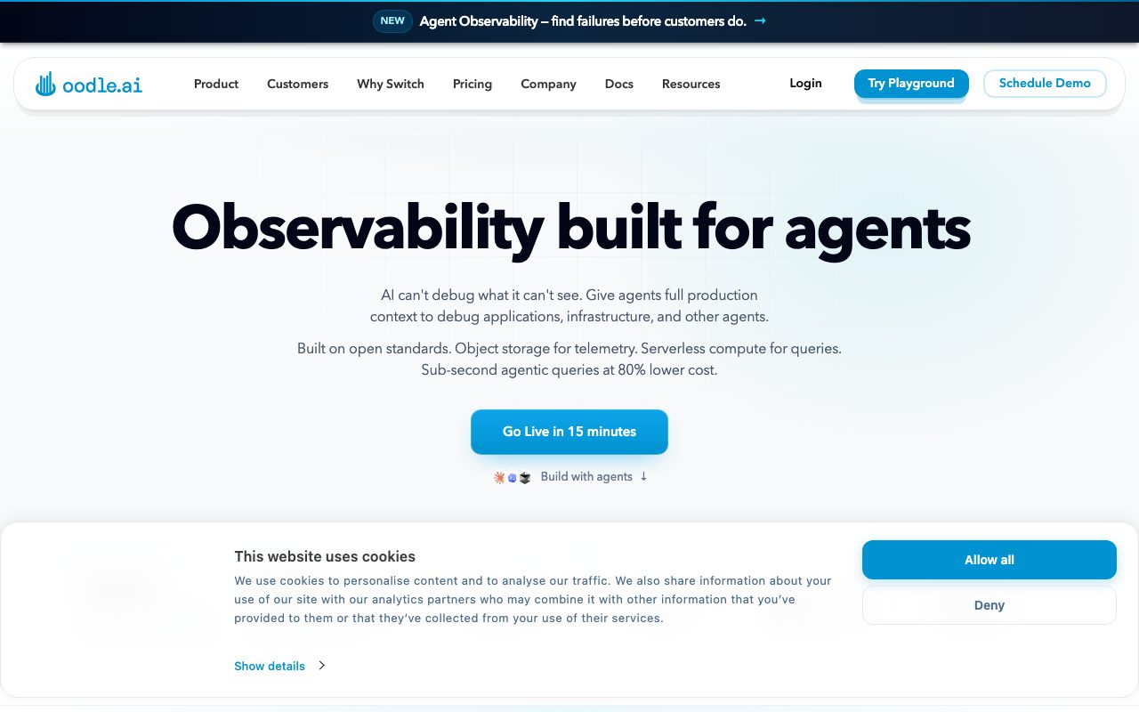 Oodle.ai website