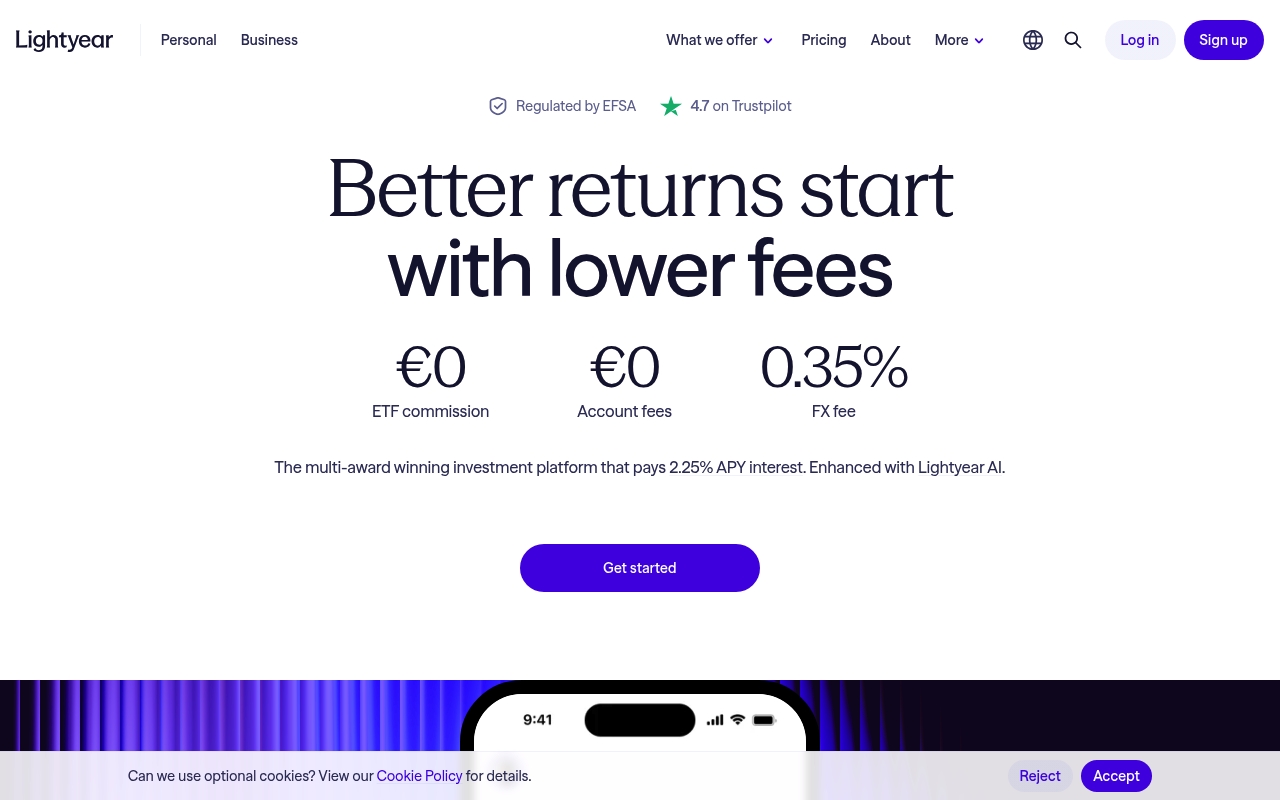 Lightyear website
