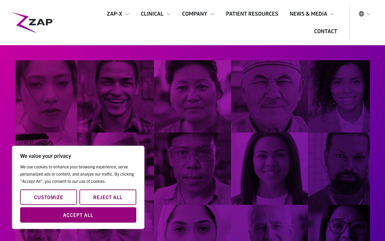 Zap Surgical Systems website