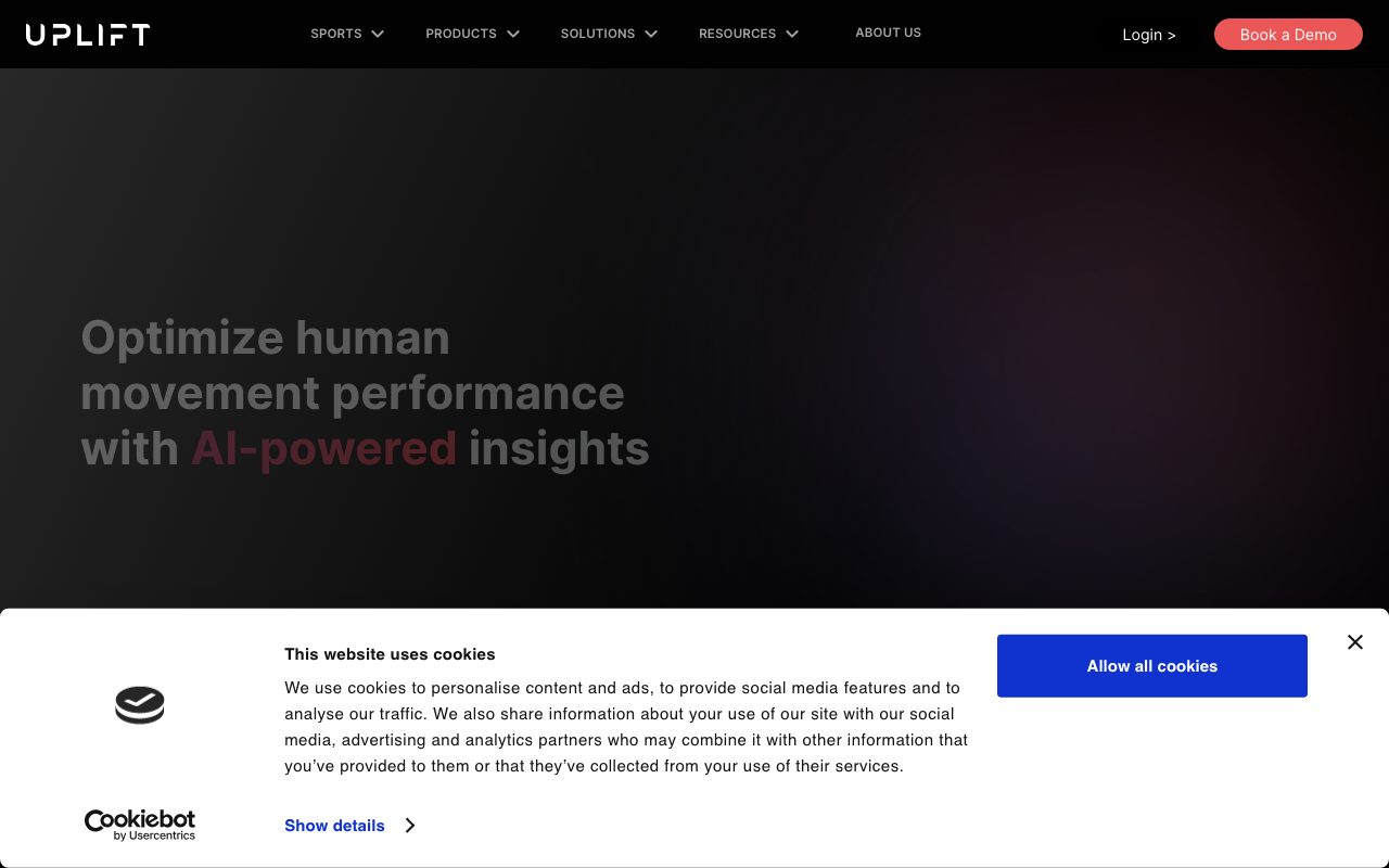 Uplift Labs website