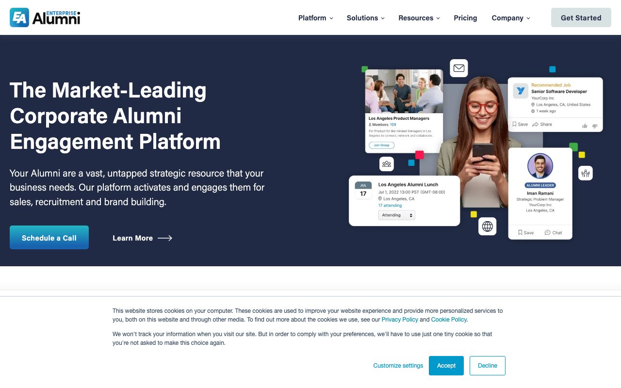 EnterpriseAlumni website