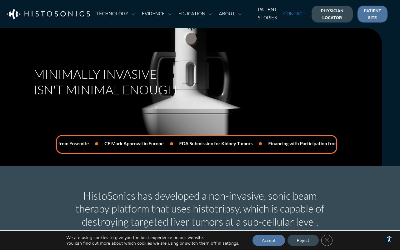 HistoSonics website