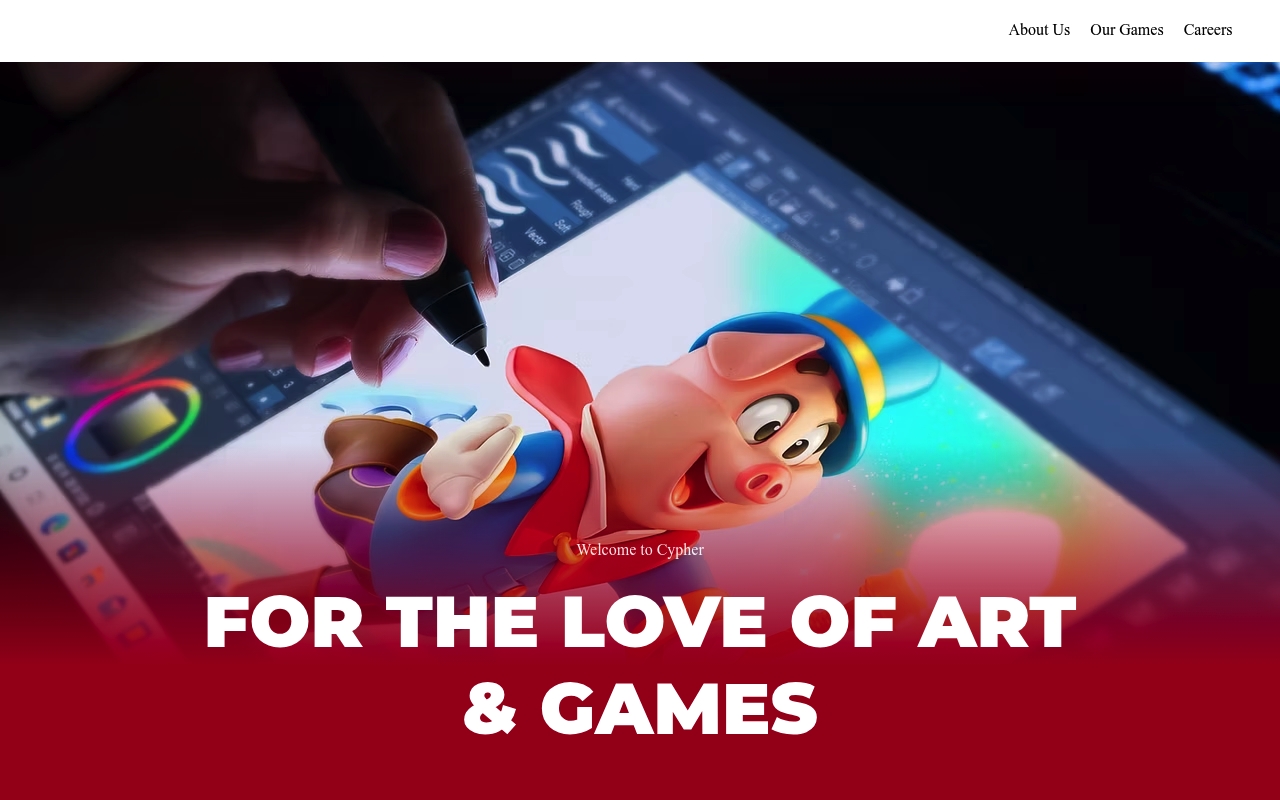Cypher Games website