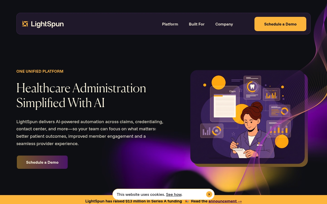 LightSpun website