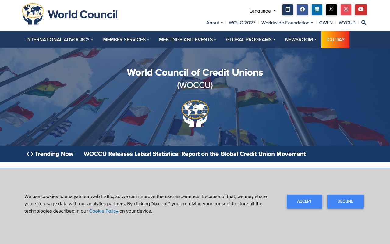 World Council Of Credit Unions (WOCCU) website