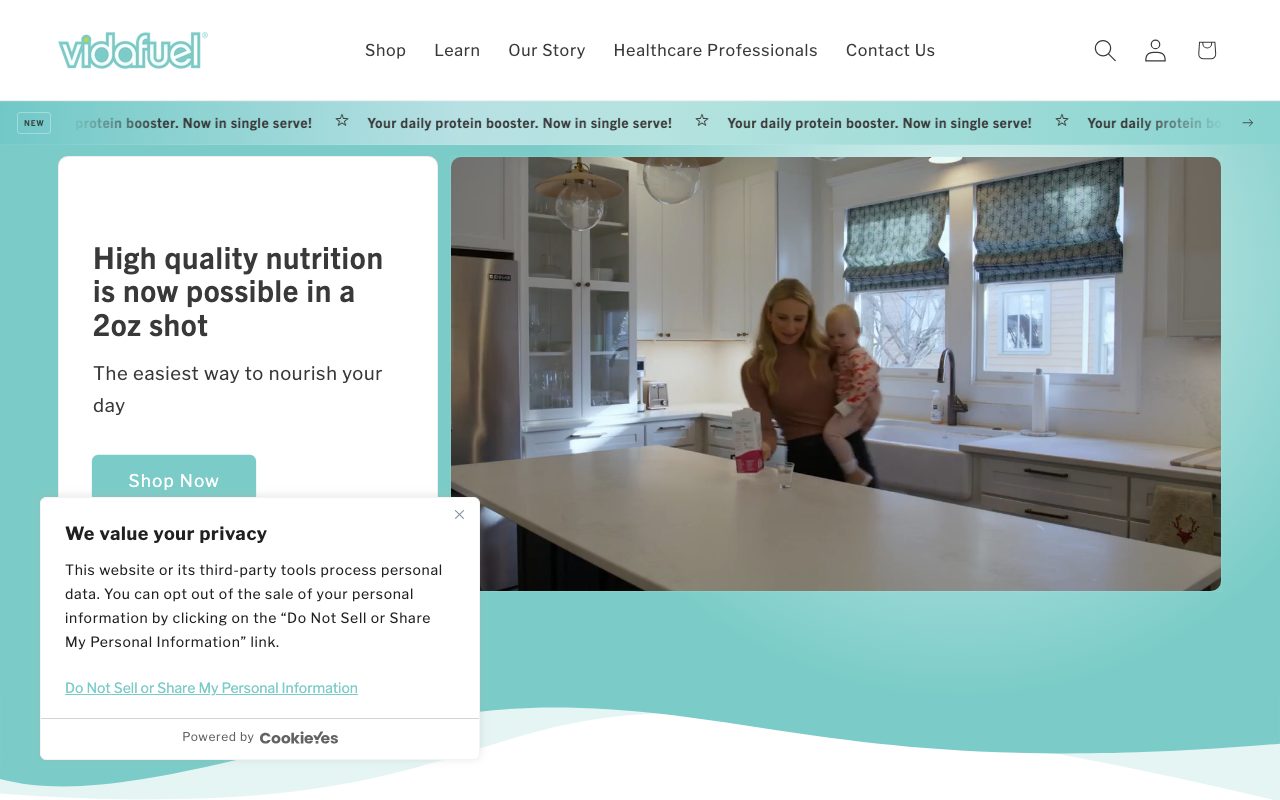 VidaFuel website